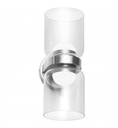 20W Wall Sconce, PC w/ CLR Glass-(NAD-1020LEDW-PC)-Dainolite  20W Wall Sconce, PC w/ CLR Glass-(NAD-1020LEDW-PC)-Dainolite