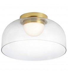  10W Flush Mount, AGB w/ CLR Glass-(NAD-1210LEDFH-AGB)-Dainolite