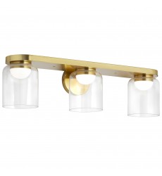  30W Vanity, AGB w/ CLR Glass-(NAD-1930LEDW-AGB)-Dainolite