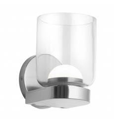  10W Wall Sconce, PC w/ CLR Glass-(NAD-510LEDW-PC)-Dainolite