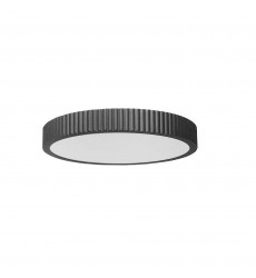  30W Flush Mount, MB w/ WH Acrylic Diffuser-(NBO-1830LEDFH-MB)-Dainolite