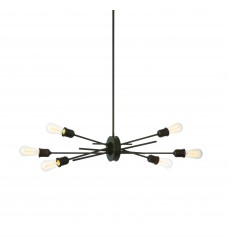  6LT Horizontal Pendant, Espresso Finish-(NEB-326HP-ES)-Dainolite