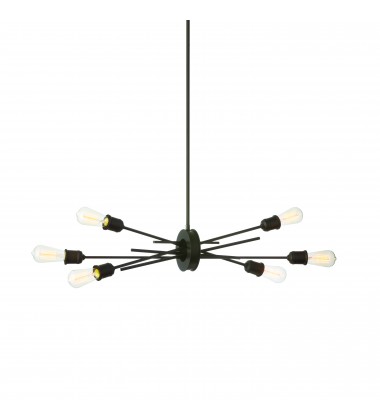  6LT Horizontal Pendant, Espresso Finish-(NEB-326HP-ES)-Dainolite