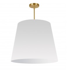  1LT Oversized Drum Pendant Large, WH Shade-(ODR-L-790)-Dainolite