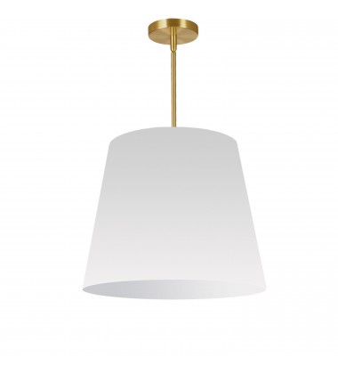  1LT Oversized Drum Pendant Medium, WH Shade-(ODR-M-790)-Dainolite