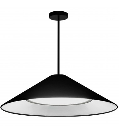  30W Pendant, MB w/ Fabric Shade-(PAD-2630P-MB-797)-Dainolite