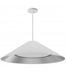 30W Pendant, MW w/ Fabric Shade-(PAD-2630P-MW-691)-Dainolite  30W Pendant, MW w/ Fabric Shade-(PAD-2630P-MW-691)-Dainolite