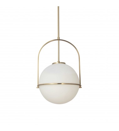 1LT Incandescent Pendant, AGB with WH Opal Glass-(PAO-121P-AGB)-Dainolite  1LT Incandescent Pendant, AGB with WH Opal Glass-(PAO-121P-AGB)-Dainolite