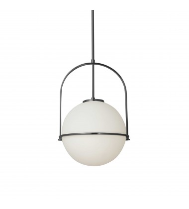 1LT Incandescent Pendant, MB with WH Opal Glass-(PAO-121P-MB)-Dainolite  1LT Incandescent Pendant, MB with WH Opal Glass-(PAO-121P-MB)-Dainolite