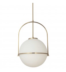 1LT Incandescent Pendant, AGB with WH Opal Glass-(PAO-161P-AGB)-Dainolite  1LT Incandescent Pendant, AGB with WH Opal Glass-(PAO-161P-AGB)-Dainolite