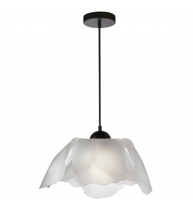  1LT Incandescent Pendant, MB w/ FR Acrylic Diff-(PAS-171P-MB-WH)-Dainolite