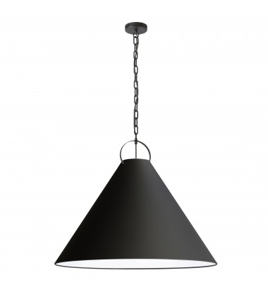  1LT Incand Pendant, MB w/ BK Shade-(PCN-321P-MB-797)-Dainolite