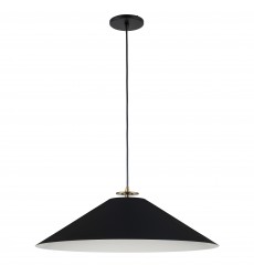 1LT Incandescent Pendant, AGB & MB-(PDC-241P-AGB-MB)-Dainolite  1LT Incandescent Pendant, AGB & MB-(PDC-241P-AGB-MB)-Dainolite