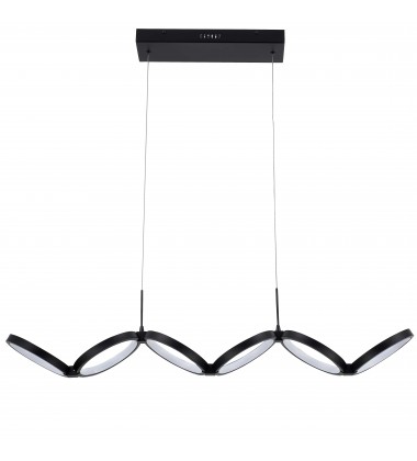  50W Horiz Pendant, MB w/ WH Silicone Diff-(PHO-4050LEDHP-MB)-Dainolite