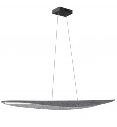  30W Horiz Pendant, MB w/ GRY Felt Shade-(PKN-4930HP-MB-500)-Dainolite