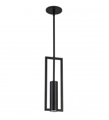  1LT Halogen Pendant, Matte Black-(PLN-151P-MB)-Dainolite