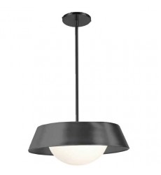 15W Pendant, MB w/ WH Opal Glass-(PLT-1610LEDP-MB)-Dainolite