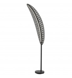  22W Floor Lamp, MB w/ GRY Shade-(PMA-7022F-MB-500)-Dainolite