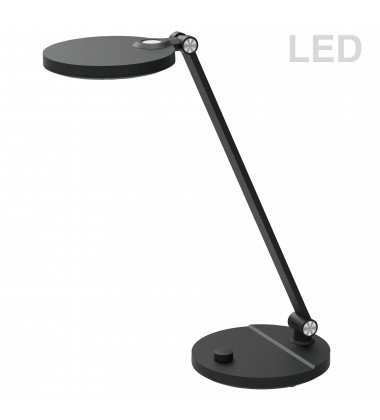  8W Table Lamp, Matte Black Finish - (PRT-178LEDT-BK) - Dainolite