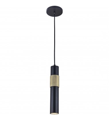  1LT Halogen Pendant, MB/AGB-(PSW-121P-MB-AGB)-Dainolite