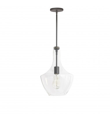 1LT Incandescent Pendant, MB w/ CLR Glass-(PTL-101P-MB)-Dainolite  1LT Incandescent Pendant, MB w/ CLR Glass-(PTL-101P-MB)-Dainolite