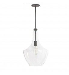 1LT Incandescent Pendant, MB w/ CLR Glass-(PTL-121P-MB)-Dainolite  1LT Incandescent Pendant, MB w/ CLR Glass-(PTL-121P-MB)-Dainolite