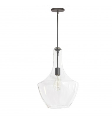 1LT Incandescent Pendant, MB w/ CLR Glass-(PTL-121P-MB)-Dainolite  1LT Incandescent Pendant, MB w/ CLR Glass-(PTL-121P-MB)-Dainolite