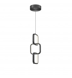  20W Pendant, MB w/ WH Silicone Diff-(PTY-1522LEDP-MB)-Dainolite