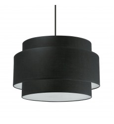 4LT Incandescent Chandelier, MB w/ BK Shade-(PYA-224C-MB-BK)-Dainolite  4LT Incandescent Chandelier, MB w/ BK Shade-(PYA-224C-MB-BK)-Dainolite