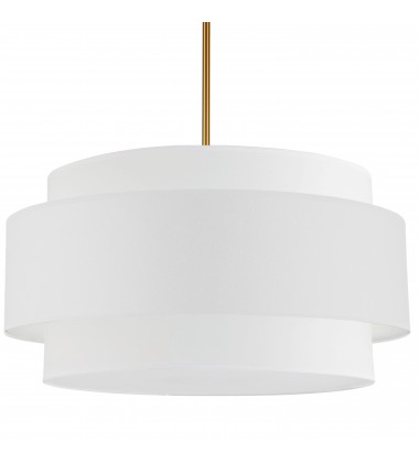 4LT Incandescent Chandelier, AGB w/ WH Shade-(PYA-304C-AGB-WH)-Dainolite  4LT Incandescent Chandelier, AGB w/ WH Shade-(PYA-304C-AGB-WH)-Dainolite