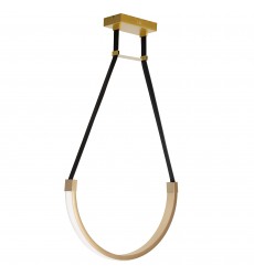  30W Pendant, AGB w/ WH Silicone Diff-(REG-241LEDP-AGB)-Dainolite