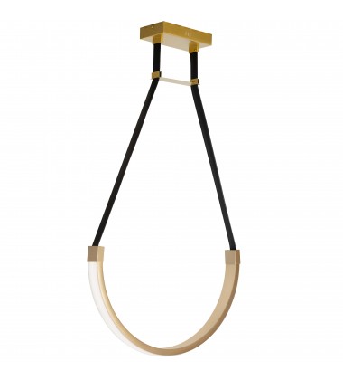  30W Pendant, AGB w/ WH Silicone Diff-(REG-241LEDP-AGB)-Dainolite