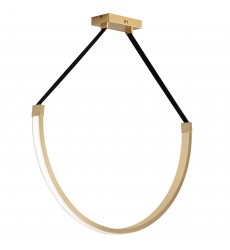  50W Pendant, AGB w/ WH Silicone Diff-(REG-401LEDP-AGB)-Dainolite