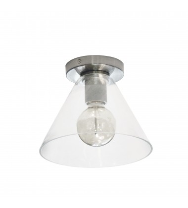  1LT Flush Mount, SC w/ Clear Glass-(RSW-91FH-SC-CLR)-Dainolite
