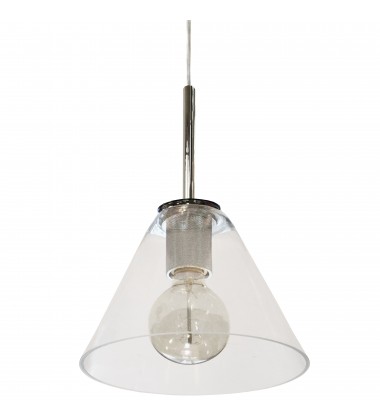  1LT Pendant, PC w/ Clear Glass-(RSW-91P-PC-CLR)-Dainolite