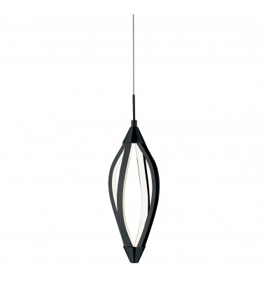 15W Pendant, MB w/ WH Acrylic Diffuser-(SEL-6P-MB)-Dainolite