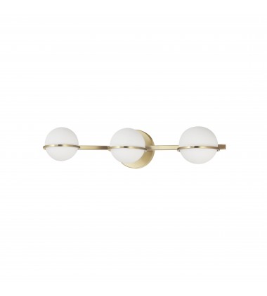  3LT Halogen Vanity, AGB with WH Opal Glass-(SOF-233W-AGB)-Dainolite