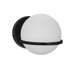  1LT Wall Sconce, MB Finish with White GL-(SOF-61W-MB)-Dainolite