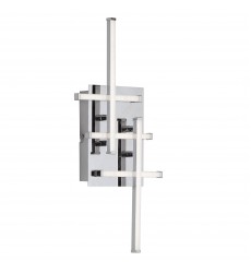 5LT Wall Sconce, Polished Chrome-(SUM-188W-PC)-Dainolite  5LT Wall Sconce, Polished Chrome-(SUM-188W-PC)-Dainolite