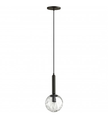 1LT Incand Pendant, MB w/ CLR  Hammered Glass-(TAR-61P-MB-CL)-Dainolite  1LT Incand Pendant, MB w/ CLR  Hammered Glass-(TAR-61P-MB-CL)-Dainolite