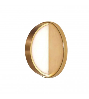  5W Wall Sconce, AGB w/ WH Acrylic Diffuser-(TOP-55LEDW-AGB)-Dainolite