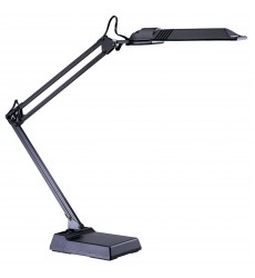 Fluorescent Extended Reach Desk Lamp-(ULT133-BM-BK)-Dainolite  Fluorescent Extended Reach Desk Lamp-(ULT133-BM-BK)-Dainolite