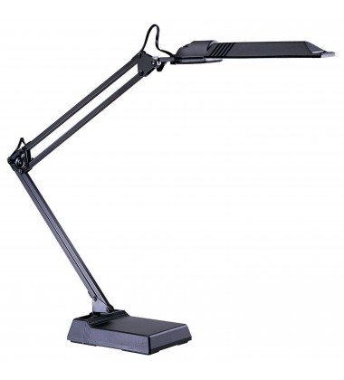 Fluorescent Extended Reach Desk Lamp-(ULT133-BM-BK)-Dainolite  Fluorescent Extended Reach Desk Lamp-(ULT133-BM-BK)-Dainolite