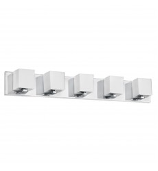 5LT Vanity, Polished Chrome Finish-(V1230-5W-PC)-Dainolite  5LT Vanity, Polished Chrome Finish-(V1230-5W-PC)-Dainolite