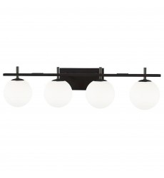 4LT Halogen Vanity, MB-(VAD-324W-MB)-Dainolite  4LT Halogen Vanity, MB-(VAD-324W-MB)-Dainolite