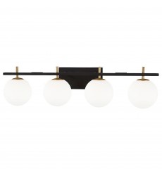 4LT Halogen Vanity, MB & AGB-(VAD-324W-MB-AGB)-Dainolite  4LT Halogen Vanity, MB & AGB-(VAD-324W-MB-AGB)-Dainolite