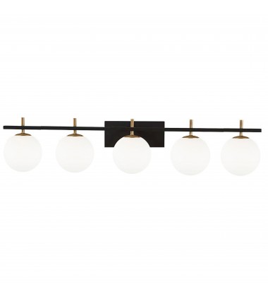  5LT Halogen Vanity, MB & AGB-(VAD-415W-MB-AGB)-Dainolite