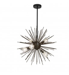 6LT Incandescent Pendant, MB-(VEG-196P-MB)-Dainolite  6LT Incandescent Pendant, MB-(VEG-196P-MB)-Dainolite