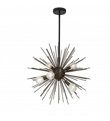  6LT Incandescent Pendant, MB-(VEG-196P-MB)-Dainolite
