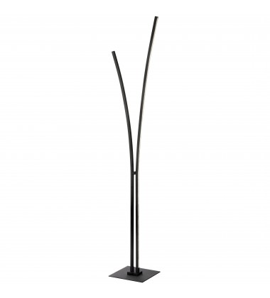  30W Floor Lamp, MB w/ WH Acrylic Diffuser-(VIN-6536LEDF-MB)-Dainolite